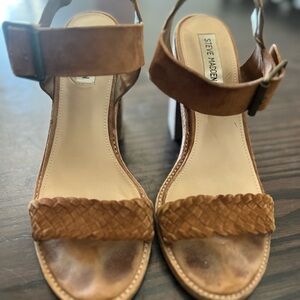 Steve Madden Brown Heeled Sandals